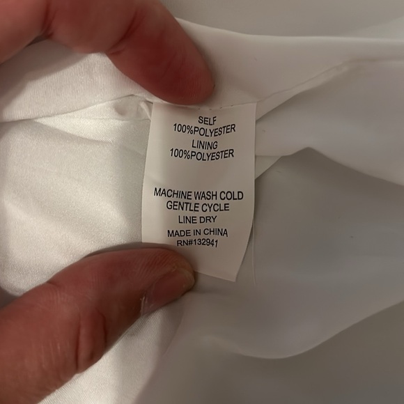 NWT Amanda Uprichard at Anthropologie White Dress- L - Picture 8 of 14